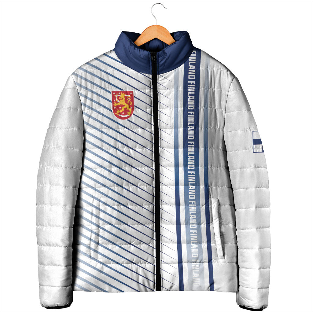 Personalized Finland 2026 Padded Jacket Happy Independence Day