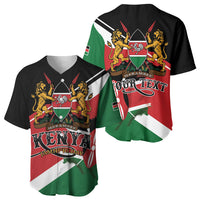 Personalized Kenya Baseball Jersey Happy Jamhuri Day