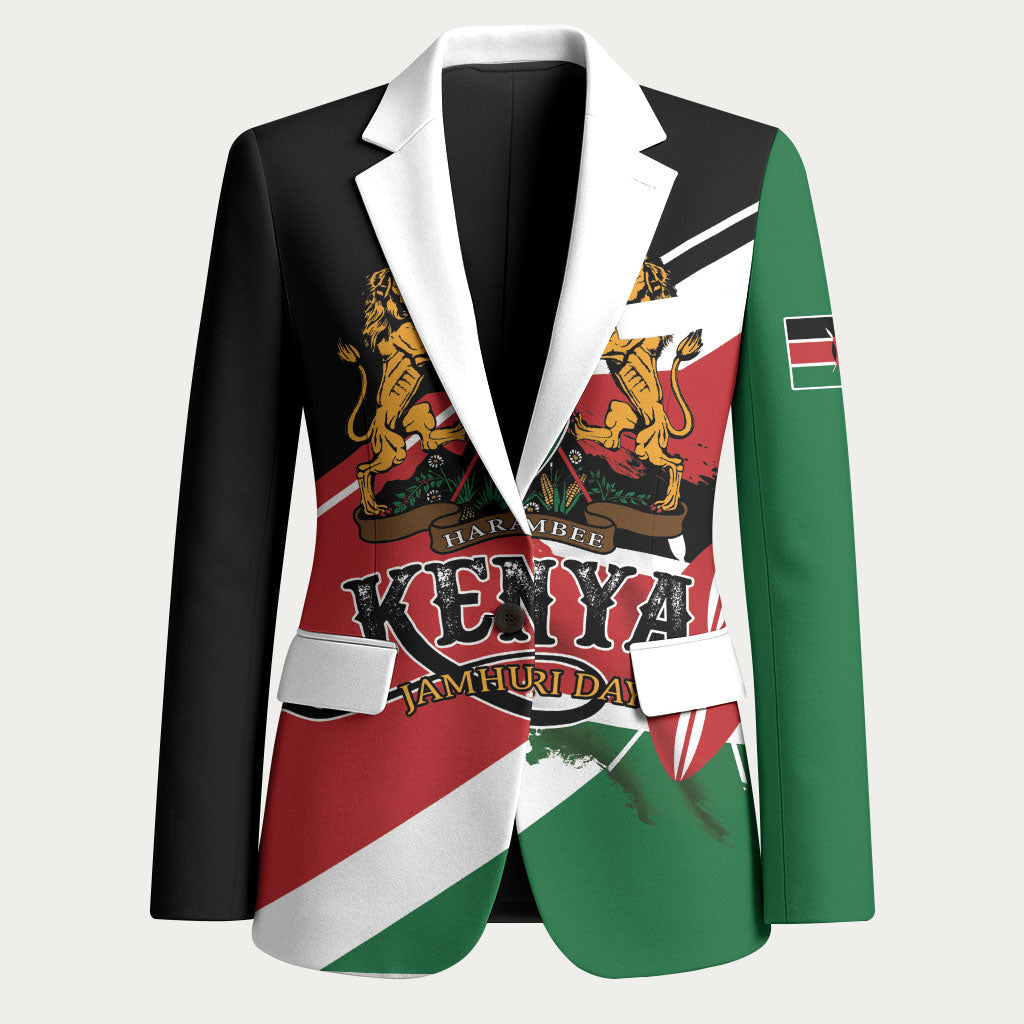Personalized Kenya Blazer Happy Jamhuri Day