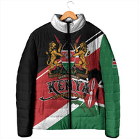 Personalized Kenya Padded Jacket Happy Jamhuri Day