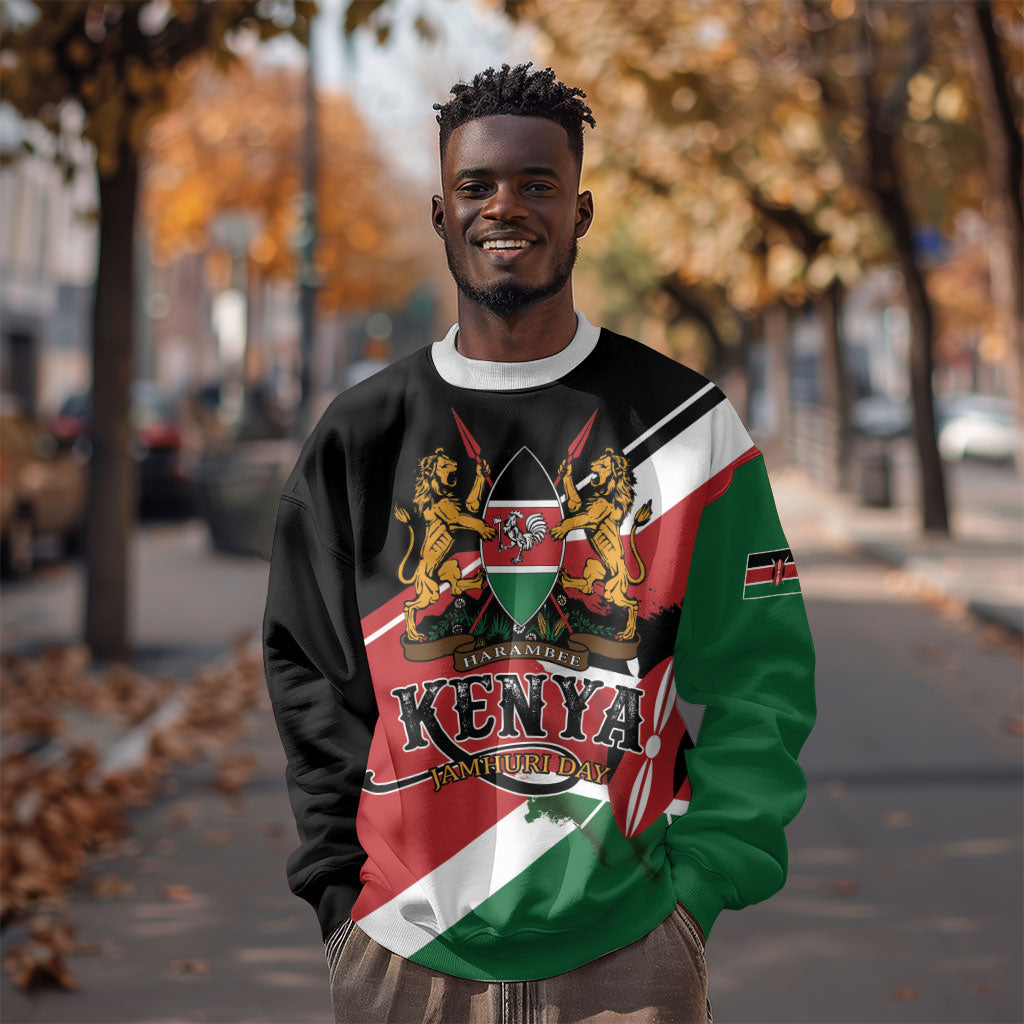 Personalized Kenya Sweatshirt Happy Jamhuri Day