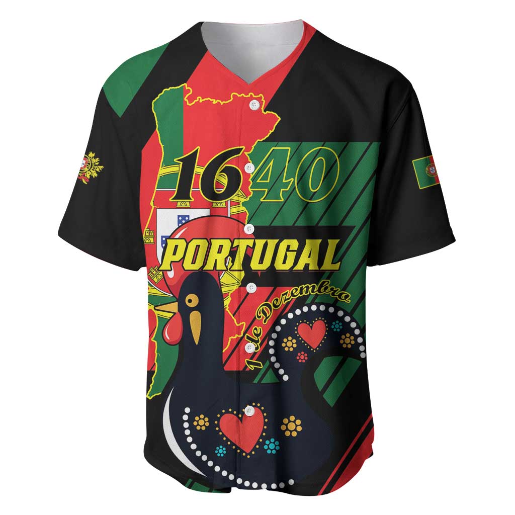 Personalized Portugal 1640 Baseball Jersey 1 De Dezembro Independence Day - Wonder Print Shop