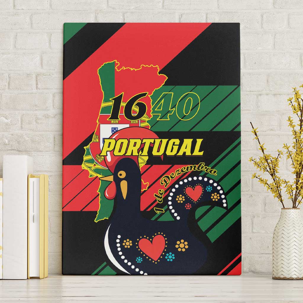 Personalized Portugal 1640 Canvas Wall Art 1 De Dezembro Independence Day - Wonder Print Shop