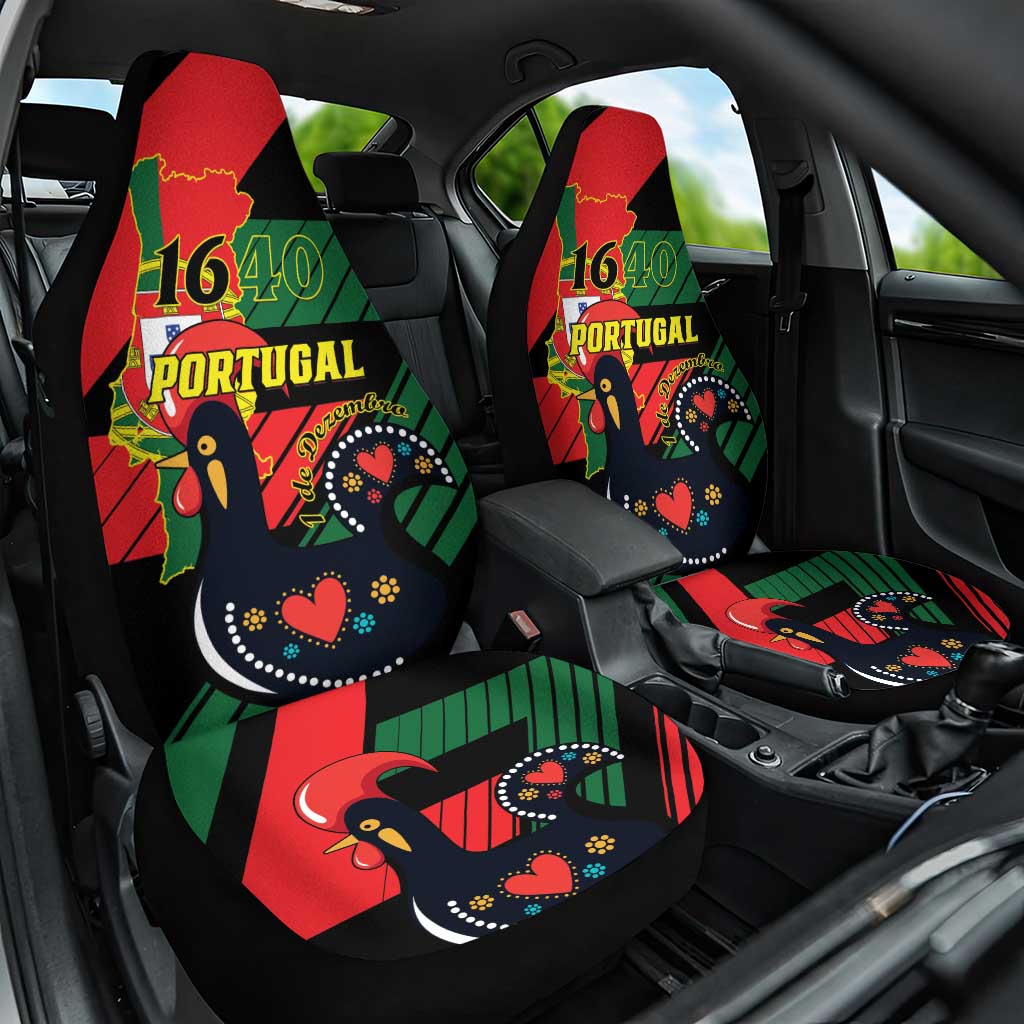 Personalized Portugal 1640 Car Seat Cover 1 De Dezembro Independence Day - Wonder Print Shop