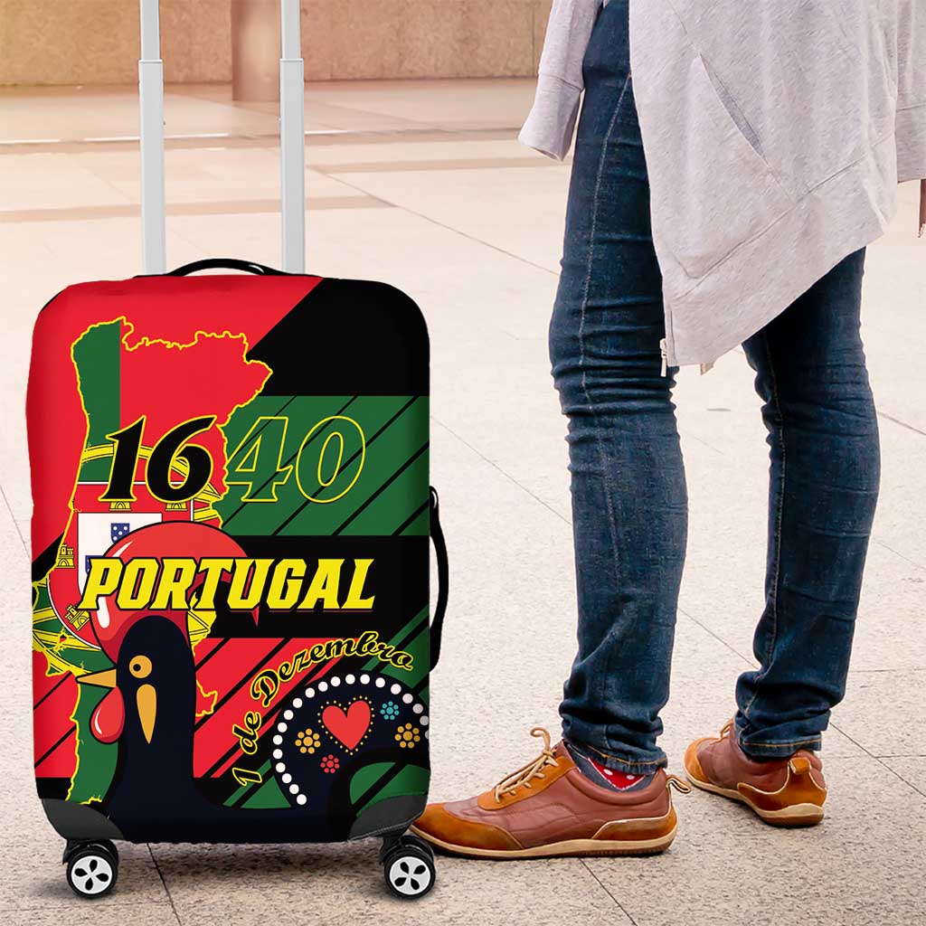 Personalized Portugal 1640 Luggage Cover 1 De Dezembro Independence Day - Wonder Print Shop