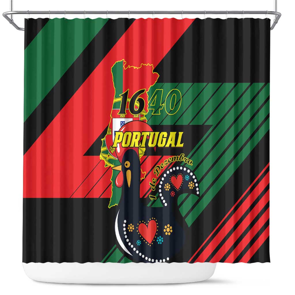 Personalized Portugal 1640 Shower Curtain 1 De Dezembro Independence Day