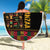 Kwanzaa African Pattern Beach Blanket - Wonder Print Shop