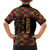 Kwanzaa African Pattern Family Matching Summer Maxi Dress and Hawaiian Shirt