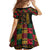 Kwanzaa African Pattern Family Matching Summer Maxi Dress and Hawaiian Shirt