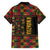 Kwanzaa African Pattern Family Matching Summer Maxi Dress and Hawaiian Shirt