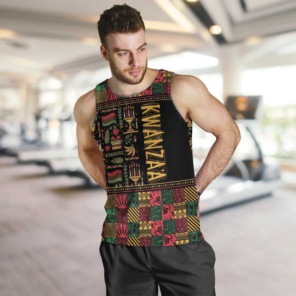 Kwanzaa African Pattern Men Tank Top - Wonder Print Shop