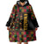 Kwanzaa African Pattern Wearable Blanket Hoodie