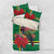 Dominica Christmas Coquette Bow Bedding Set Sisserou Parrot Tropical Flower - Wonder Print Shop