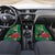 Dominica Christmas Coquette Bow Car Mats Sisserou Parrot Tropical Flower - Wonder Print Shop