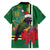 Dominica Christmas Coquette Bow Family Matching Long Sleeve Bodycon Dress and Hawaiian Shirt Sisserou Parrot Tropical Flower - Wonder Print Shop