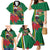 Dominica Christmas Coquette Bow Family Matching Mermaid Dress and Hawaiian Shirt Sisserou Parrot Tropical Flower - Wonder Print Shop