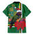 Dominica Christmas Coquette Bow Family Matching Mermaid Dress and Hawaiian Shirt Sisserou Parrot Tropical Flower - Wonder Print Shop