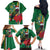 Dominica Christmas Coquette Bow Family Matching Off The Shoulder Long Sleeve Dress and Hawaiian Shirt Sisserou Parrot Tropical Flower - Wonder Print Shop