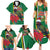 Dominica Christmas Coquette Bow Family Matching Summer Maxi Dress and Hawaiian Shirt Sisserou Parrot Tropical Flower - Wonder Print Shop