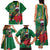 Dominica Christmas Coquette Bow Family Matching Tank Maxi Dress and Hawaiian Shirt Sisserou Parrot Tropical Flower - Wonder Print Shop