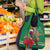 Dominica Christmas Coquette Bow Grocery Bag Sisserou Parrot Tropical Flower