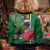 Dominica Christmas Coquette Bow Kid Ugly Christmas Sweater Sisserou Parrot Tropical Flower - Wonder Print Shop