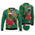 Dominica Christmas Coquette Bow Ugly Christmas Sweater Sisserou Parrot Tropical Flower - Wonder Print Shop