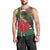 Dominica Christmas Coquette Bow Men Tank Top Sisserou Parrot Tropical Flower - Wonder Print Shop