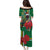 Dominica Christmas Coquette Bow Puletasi Sisserou Parrot Tropical Flower - Wonder Print Shop