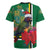 Dominica Christmas Coquette Bow Rugby Jersey Sisserou Parrot Tropical Flower - Wonder Print Shop