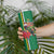 Dominica Christmas Coquette Bow Skinny Tumbler Sisserou Parrot Tropical Flower - Wonder Print Shop