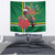 Dominica Christmas Coquette Bow Tapestry Sisserou Parrot Tropical Flower