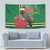 Dominica Christmas Coquette Bow Tapestry Sisserou Parrot Tropical Flower