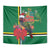 Dominica Christmas Coquette Bow Tapestry Sisserou Parrot Tropical Flower