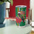 Dominica Christmas Coquette Bow Tumbler Cup Sisserou Parrot Tropical Flower - Wonder Print Shop