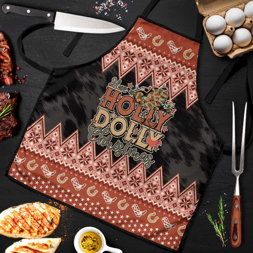 Howdy Christmas Apron Have a Holly Jolly Christmas - Wonder Print Shop