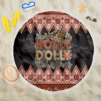 Howdy Christmas Beach Blanket Have a Holly Jolly Christmas - Wonder Print Shop