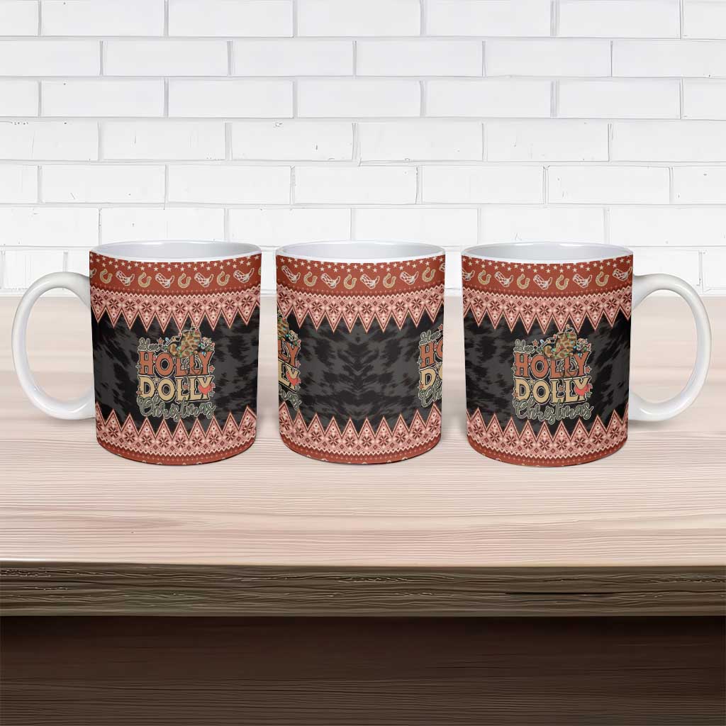 Howdy Christmas Ceramic Mug Have a Holly Jolly Christmas - Wonder Print Shop