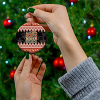 Howdy Christmas Ceramic Ornament Have a Holly Jolly Christmas - Wonder Print Shop