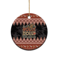 Howdy Christmas Ceramic Ornament Have a Holly Jolly Christmas - Wonder Print Shop