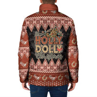 Howdy Christmas Padded Jacket Have a Holly Jolly Christmas - Wonder Print Shop