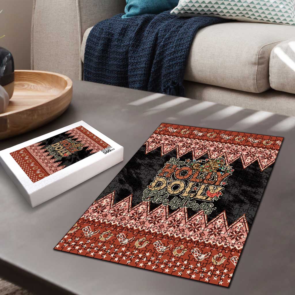Howdy Christmas Puzzle Have a Holly Jolly Christmas - Wonder Print Shop