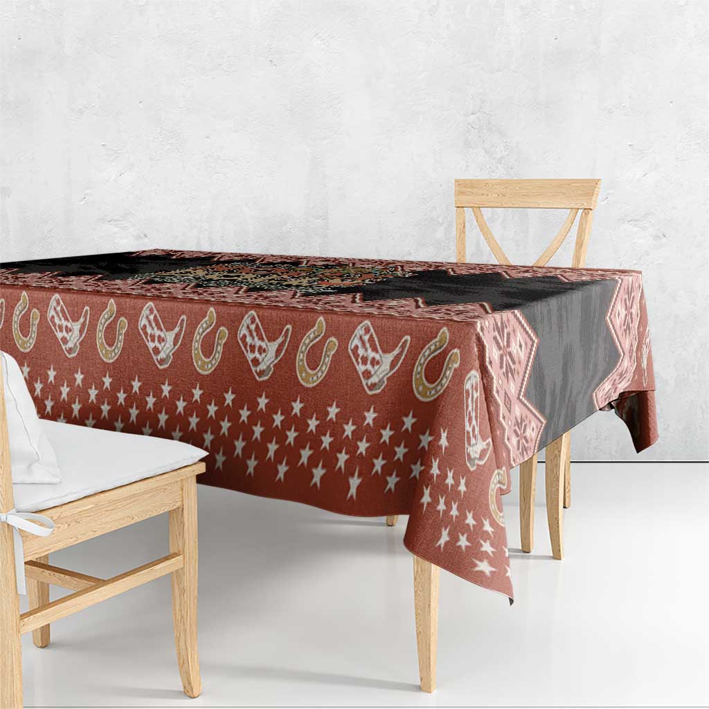 Howdy Christmas Tablecloth Have a Holly Jolly Christmas - Wonder Print Shop