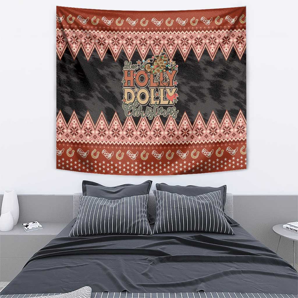 Howdy Christmas Tapestry Have a Holly Jolly Christmas - Wonder Print Shop