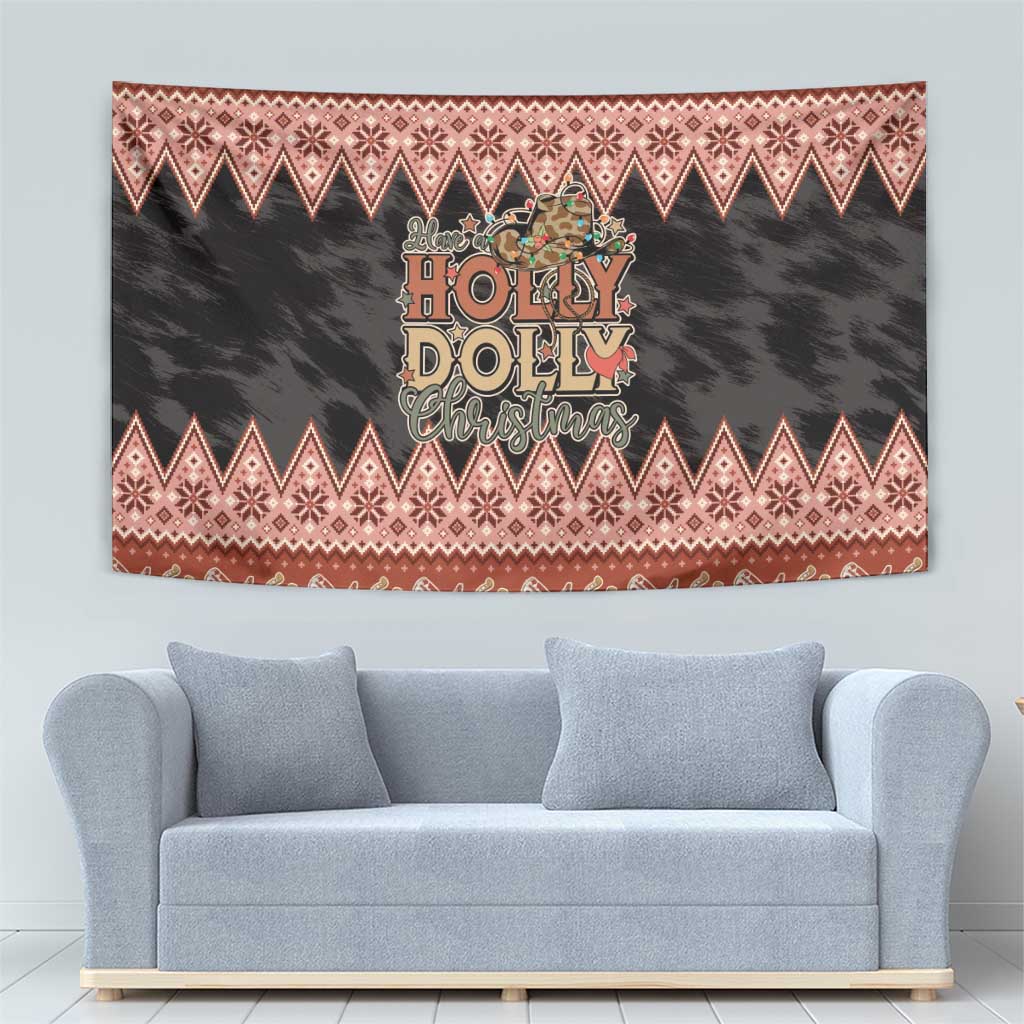 Howdy Christmas Tapestry Have a Holly Jolly Christmas - Wonder Print Shop