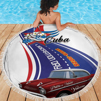 Cuba Liberation Day 1958-2026 Beach Blanket Cuba Libre Car - Wonder Print Shop