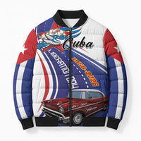 Personalized Cuba Liberation Day 1958-2026 Bomber Puffer Jacket Cuba Libre Car - Wonder Print Shop