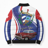 Personalized Cuba Liberation Day 1958-2026 Bomber Puffer Jacket Cuba Libre Car - Wonder Print Shop
