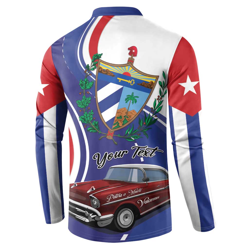 Personalized Cuba Liberation Day 1958-2026 Button Sweatshirt Cuba Libre Car - Wonder Print Shop