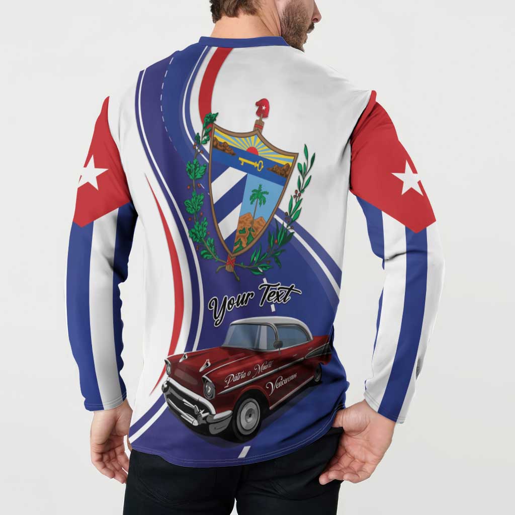 Personalized Cuba Liberation Day 1958-2026 Button Sweatshirt Cuba Libre Car - Wonder Print Shop